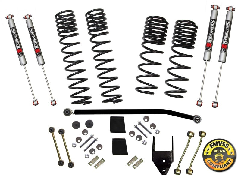 Skyjacker 2018 Jeep Wrangler JL 4 Door 4WD (Non-Rubicon) Long Travel 2 Stage 3.5in-4in Coil System Skyjacker