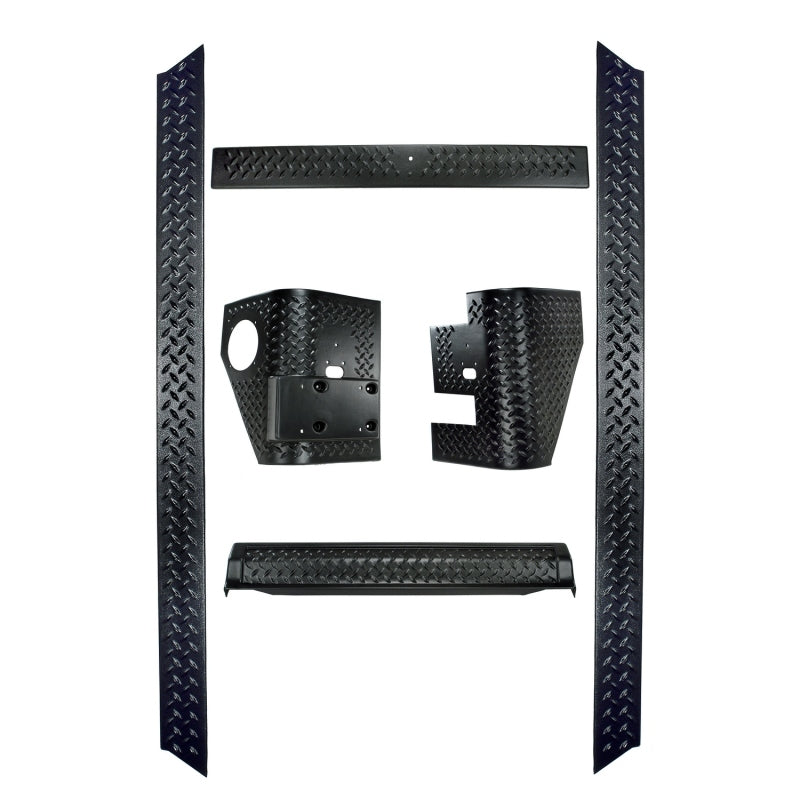 Rugged Ridge 6-Piece Body Armor Kit 97-06 Jeep Wrangler TJ Rugged Ridge