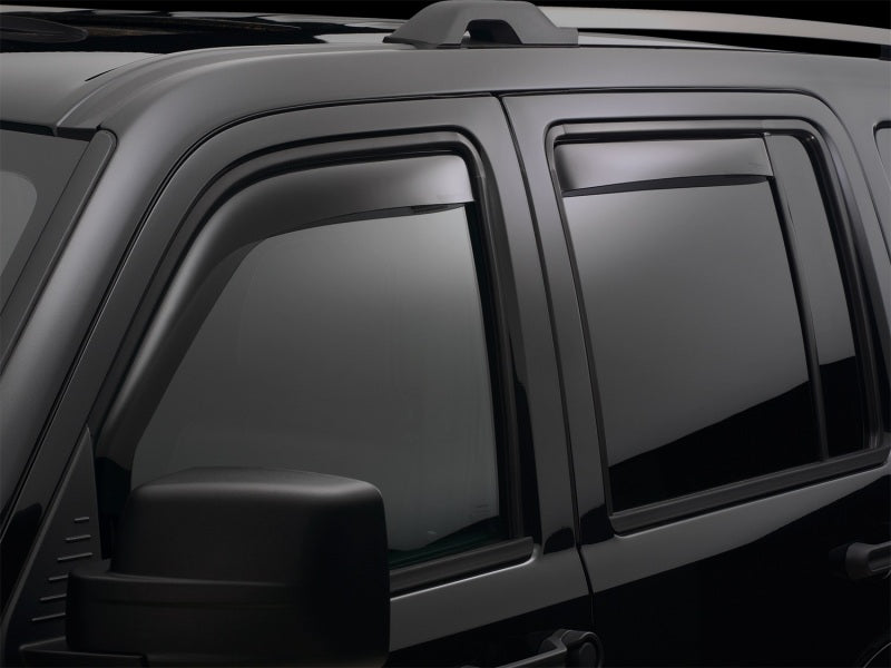 WeatherTech 11-15 Dodge Charger Front and Rear Side Window Deflectors - Dark Smoke WeatherTech