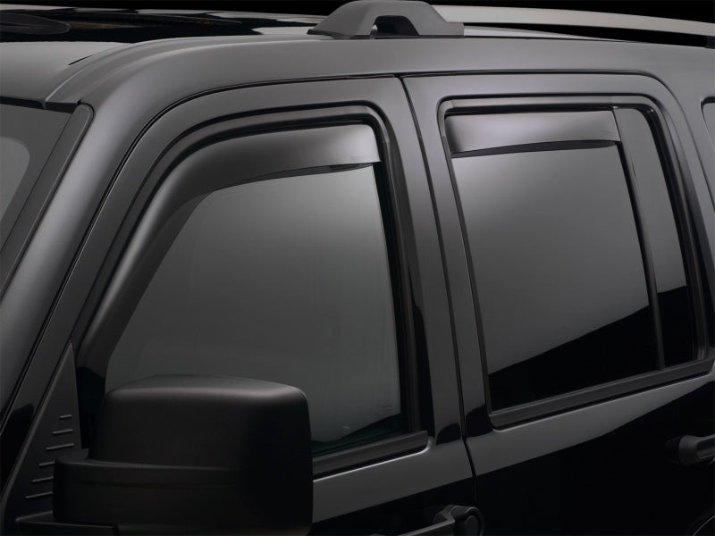 WeatherTech 13+ Honda Accord Sedan/Hybrid Front and Rear Side Window Deflectors - Dark Smoke WeatherTech