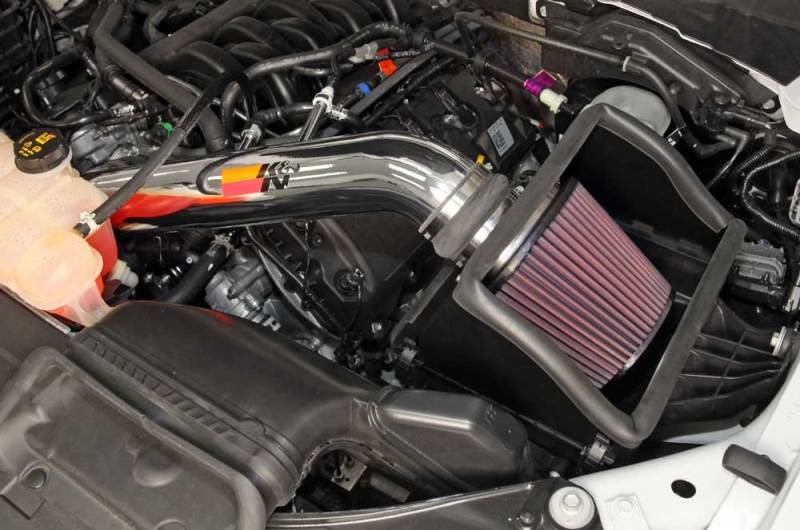 K&N 15 Ford F150 5.0L V8 F/I High Flow Performance Intake Kit K&N Engineering