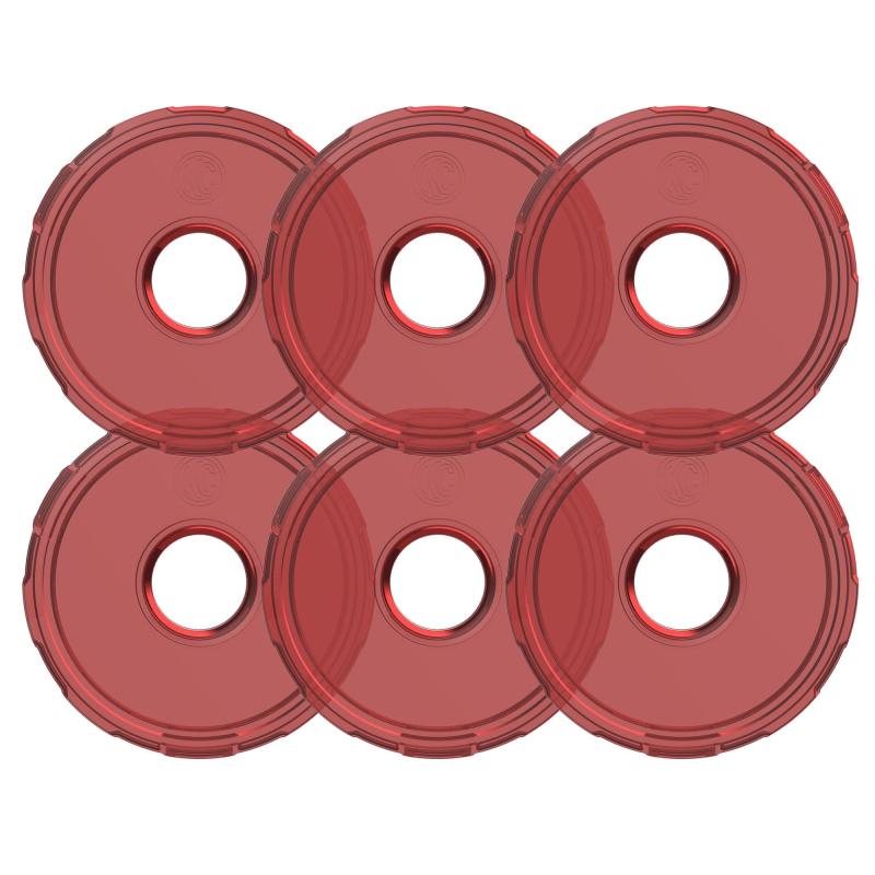 KC HiLiTES Cyclone V2 LED - Replacement Lens - Red - 6-PK KC HiLiTES