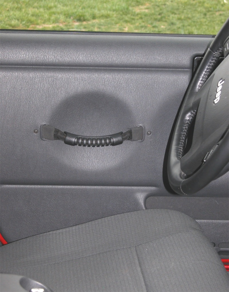 Rugged Ridge Door Pull Straps Black 97-06 Jeep Wrangler Rugged Ridge