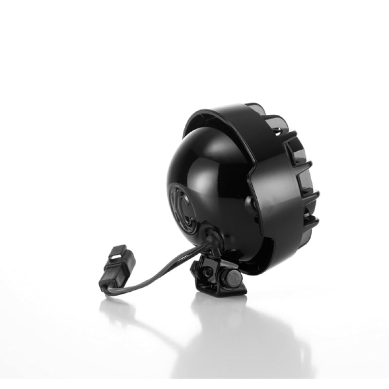 KC HiLiTES Rally 400 4in. Round Halogen Light 55w Spread Beam (Single) - Black KC HiLiTES