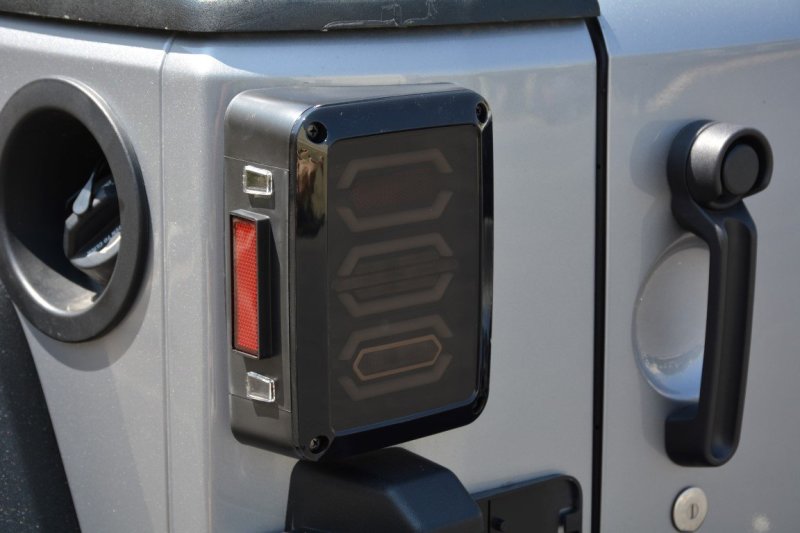 DV8 Offroad 07-18 Jeep Wrangler JK Octagon LED Tail Light DV8 Offroad