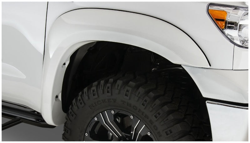 Bushwacker 07-13 Toyota Tundra Fleetside Extend-A-Fender Style Flares 4pc - Black Bushwacker