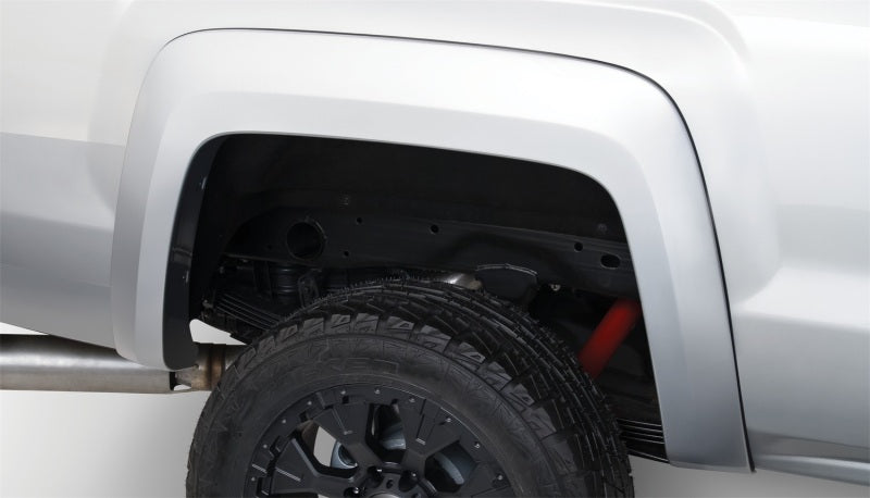 Bushwacker 15-18 GMC Sierra 2500 HD Extend-A-Fender Style Flares 4pc 78.8/97.6in Bed - Black Bushwacker