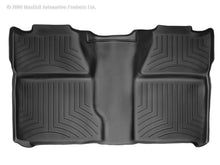 Load image into Gallery viewer, WeatherTech 07-13 Chevrolet Silverado Crew Cab Rear FloorLiner - Black WeatherTech