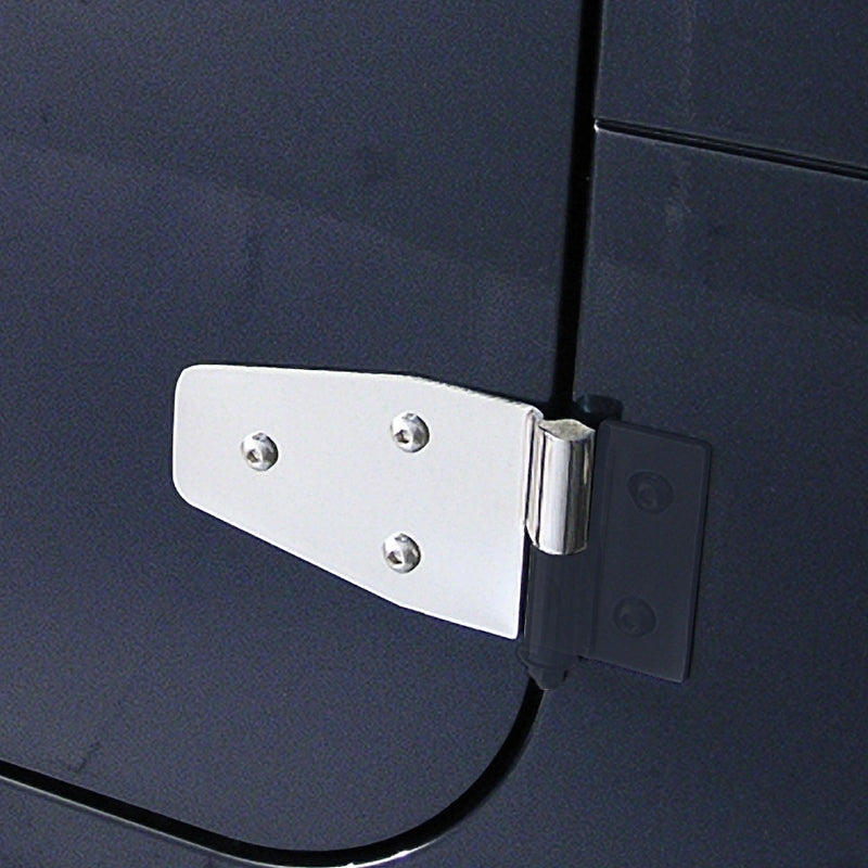 Rugged Ridge 87-06 Jeep Wrangler Stainless Steel Door Hinge Set Rugged Ridge