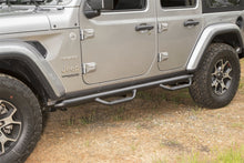 Load image into Gallery viewer, Rugged Ridge Spartan Nerf Bar Textured Black 18-20 Jeep Wrangler JL 4 Door Rugged Ridge