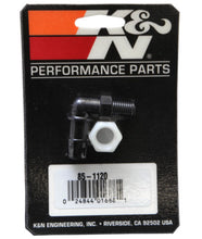 Load image into Gallery viewer, K&amp;N Air Filter Vent Kit - White - 90 Degree Plastic 0.50in Flange 1.75in H 1.75in L K&amp;N Engineering