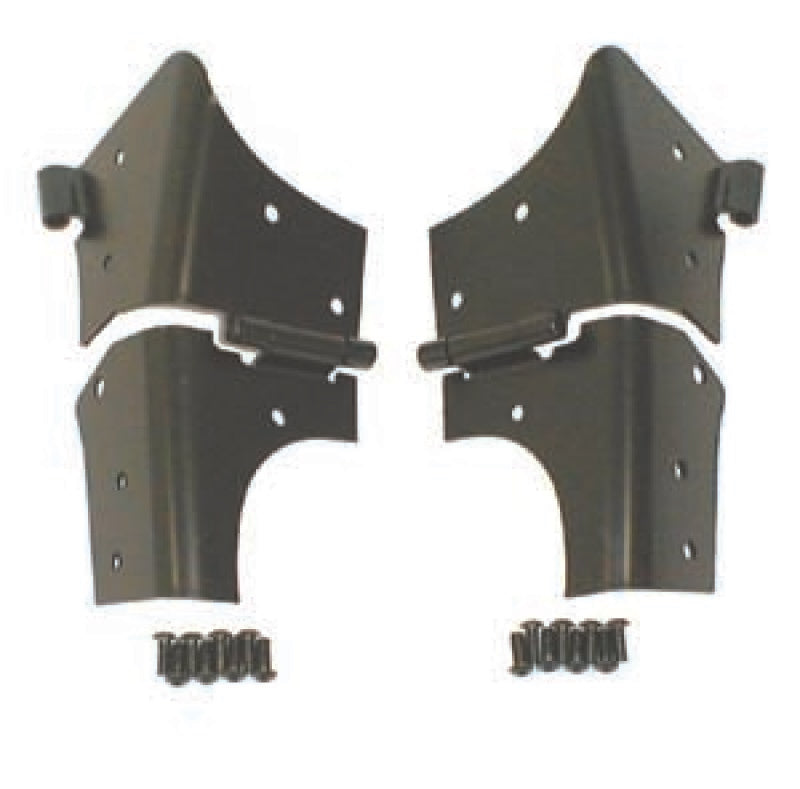 Rugged Ridge 97-06 Jeep Wrangler TJ Black Windshield Hinges Rugged Ridge