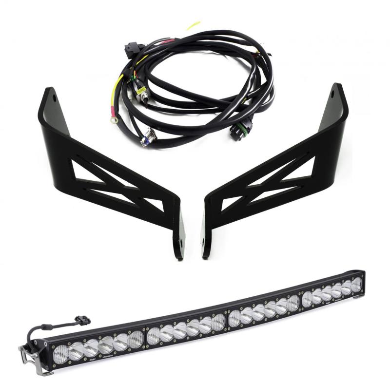 Baja Designs OnX6 Can-Am Maverick X3 Rock Crawler 40in Roof Mount Kit Baja Designs