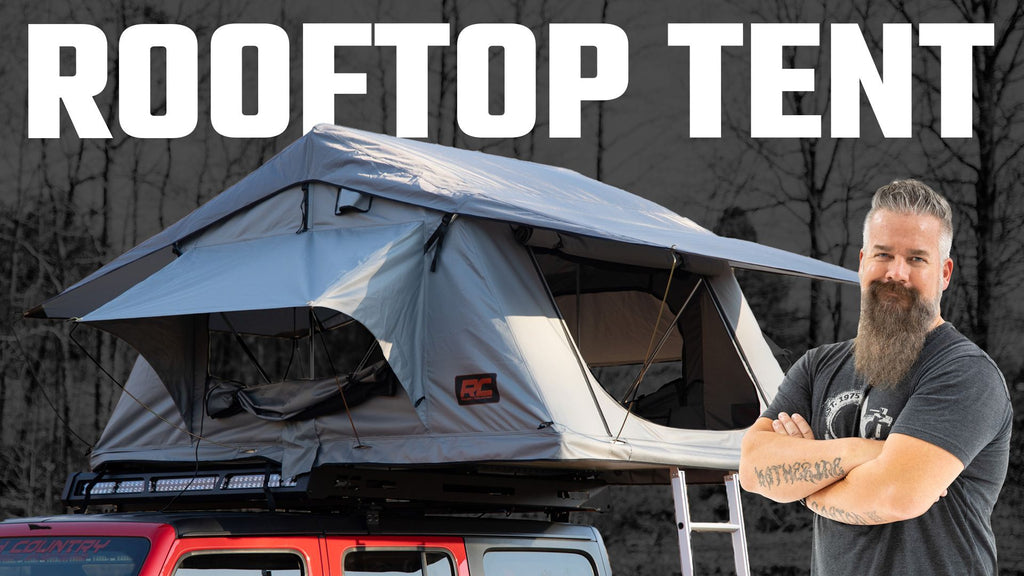 Roof Top Tent | Rack Mount | 12 Volt Accessory & LED Light Kit Rough Country