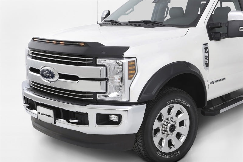 Bushwacker 17-19 Ford F-250 Super Duty w/ 81.8in Bed DRT Style Flares 4pc - Black Bushwacker