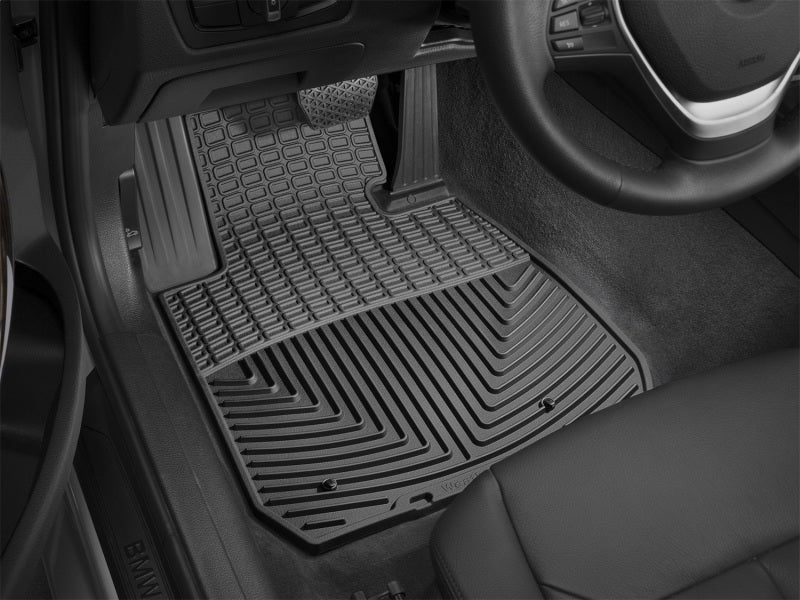 WeatherTech 12+ BMW 3-Series (F30) Front Rubber Mats - Black WeatherTech
