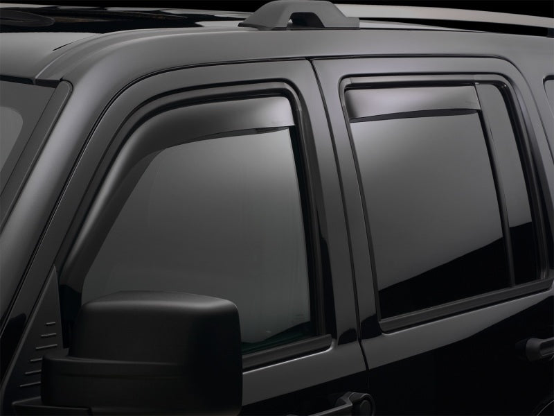 WeatherTech 2015 Volkswagen Golf Front and Rear Side Window Deflectors - Dark Smoke WeatherTech