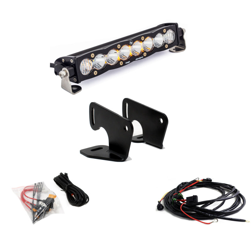 Baja Designs Polaris RZR Pro XP Hood Mount Light Kit 10in S8 Baja Designs