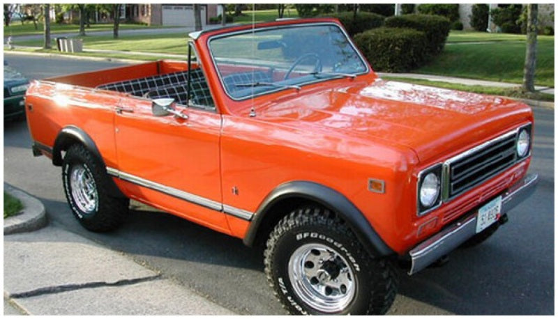 Bushwacker 72-80 International Scout II Extend-A-Fender Style Flares 2pc - Black Bushwacker