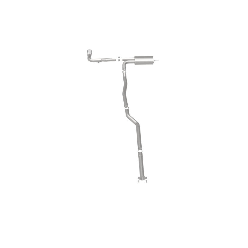 MagnaFlow Cat Back, SS, 2.5in, Street, Single Straight Pass. Polished 4in Tip, 2015 Ford Fusion 2.5L Magnaflow