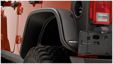 Load image into Gallery viewer, Bushwacker 07-18 Jeep Wrangler Unlimited Flat Style Flares 2pc 4-Door Sport Utility Only - Black Bushwacker
