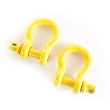 Load image into Gallery viewer, Rugged Ridge Yellow 3/4in D-Rings Rugged Ridge