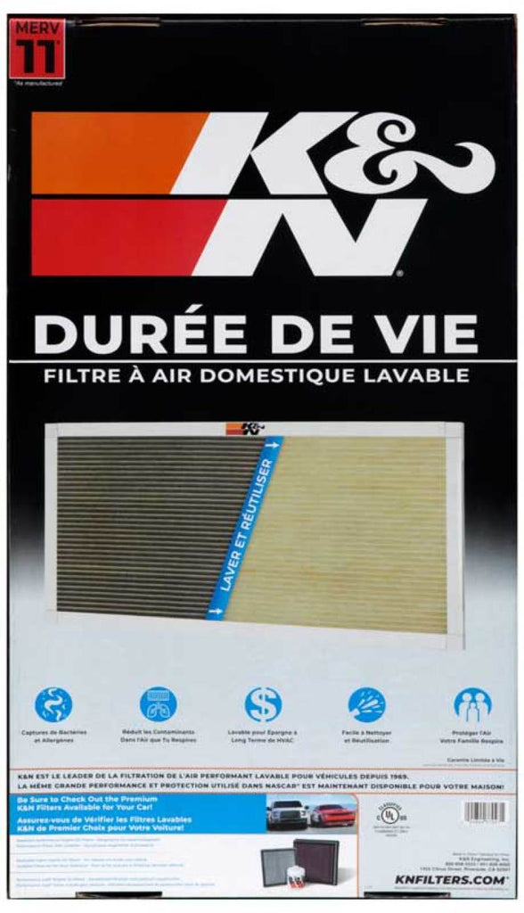 K&N HVAC Filter - 14 x 25 x 1 K&N Engineering