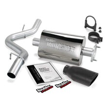 Load image into Gallery viewer, Banks Power 04-06 Jeep 4.0L Wrangler Unlimited Monster Exhaust Sys - SS Single Exhaust w/ Black Tip Banks Power