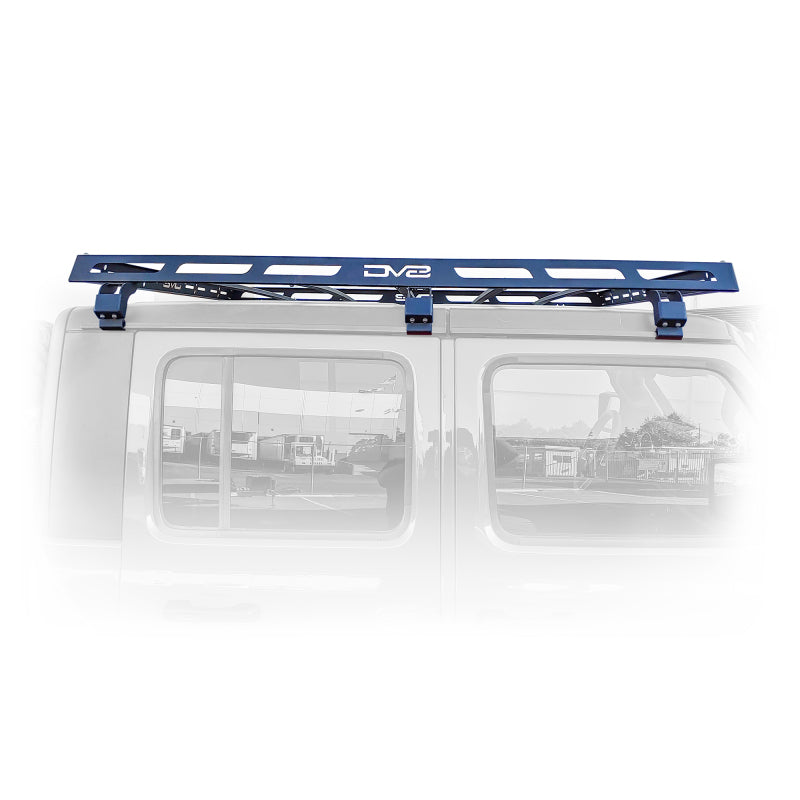 DV8 Offroad 07-18 Jeep Wrangler JK 4 DR / JL 2 DR & JT / 18+ Gladiator Roof Rack DV8 Offroad