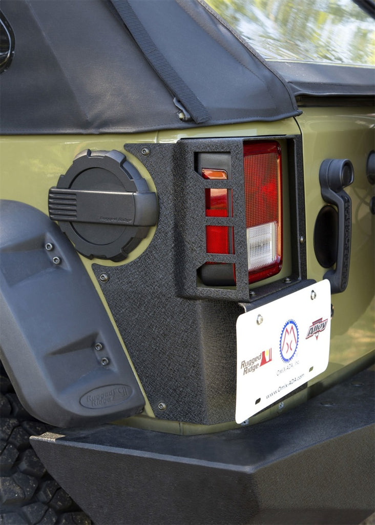 Rugged Ridge XHD Corner Guard Rear 07-18 Jeep Wrangler JKU 4 Door Rugged Ridge