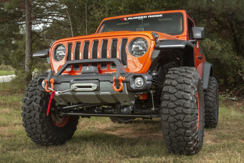 Rugged Ridge 18-21 Jeep Wrangler/Gladiator (JL/JT) Venator Modular Bumper - Black Rugged Ridge