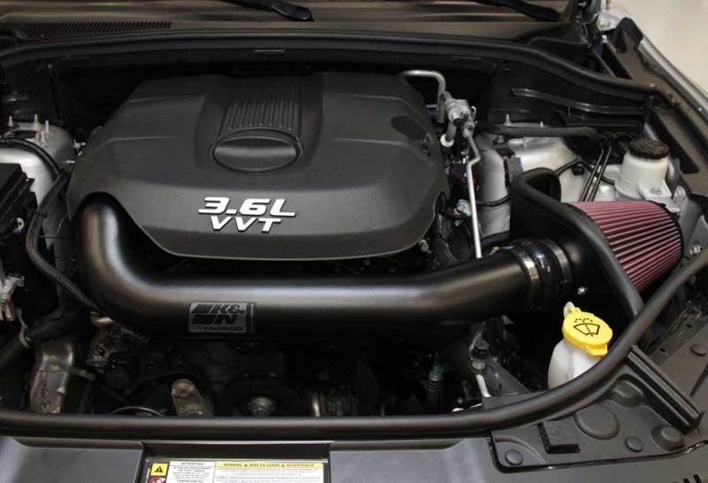 K&N High Flow Performance Intake Kit 11 Jeep Grand Cherokee 3.6L V6 / 11 Dodge Durango 3.6L V6 K&N Engineering