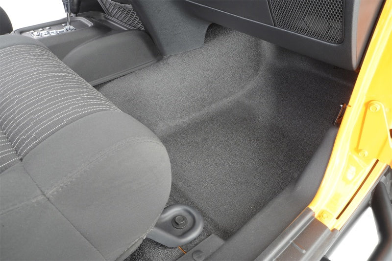 BedRug 07-16 Jeep JK Unlimited 4Dr Front 4pc BedTred Floor Kit (Incl Heat Shields) BedRug