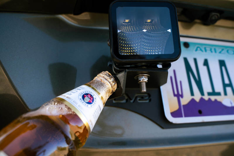 DV8 Offroad Universal License Plate Mount w/ Pod Light Mounts DV8 Offroad