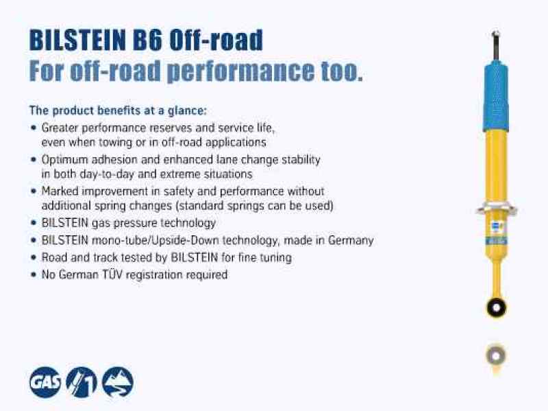 Bilstein B6 4600 Series 15-16 Ford F-150 Rear 46mm Monotube Shock Absorber Bilstein