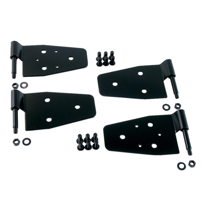 Rugged Ridge 87-06 Jeep Wrangler Black Door Hinge Kit Rugged Ridge