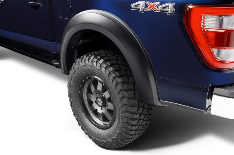 Bushwacker 2021 Ford F-150 (Excl. Lightning) Extend-A-Fender Style Flares 4pc - Black Bushwacker