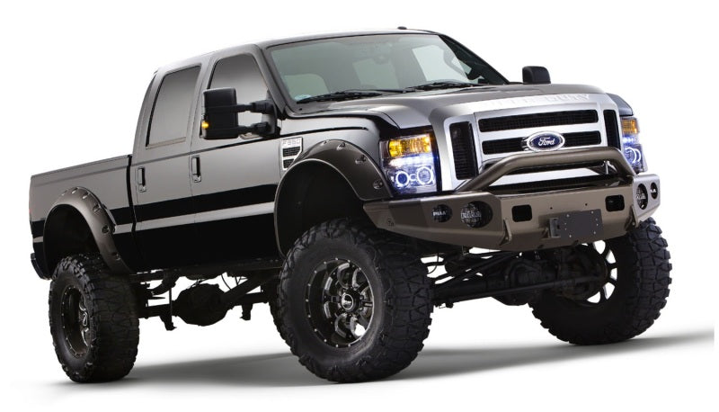 Bushwacker 08-10 Ford F-250 Super Duty Cutout Style Flares 2pc - Black Bushwacker