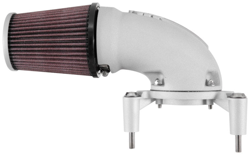 K&N 01-17 Harley Davidson Softail / Dyna FI Performance Air Intake System Silver K&N Engineering