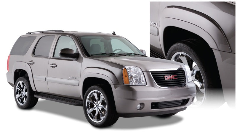 Bushwacker 07-11 GMC Yukon OE Style Flares 4pc Excludes Denali - Black Bushwacker
