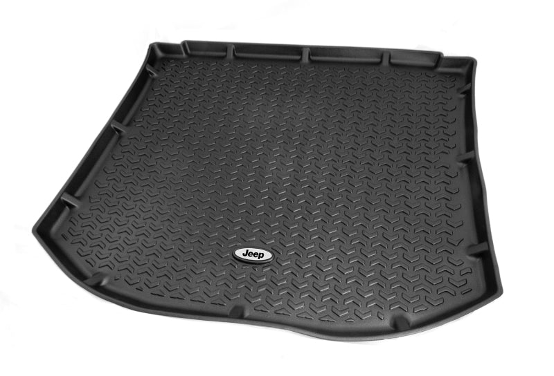 Rugged Ridge Floor Liner Cargo Black 1984-2001 Jeep Logo Cherokee XJ Rugged Ridge