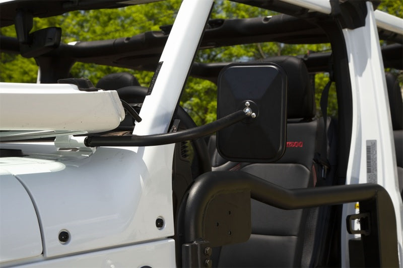 Rugged Ridge 18-20 Jeep Wrangler JL/JT Rectangular Trail Mirror Kit Rugged Ridge