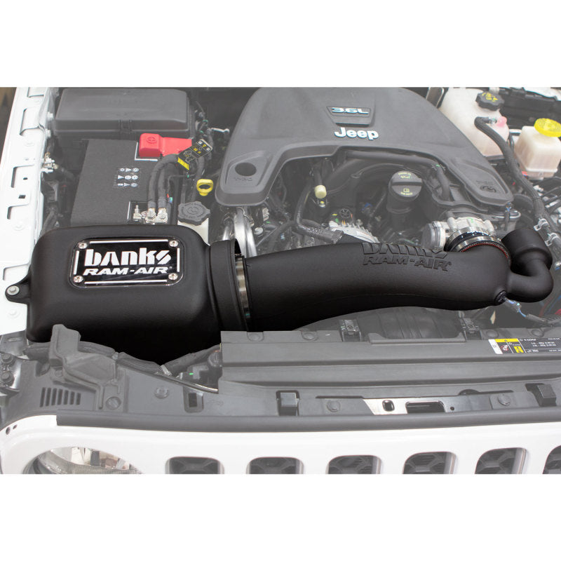 Banks Power 18-20 Jeep 3.6L Wrangler (JL) Ram-Air Intake System - Dry Filter Banks Power