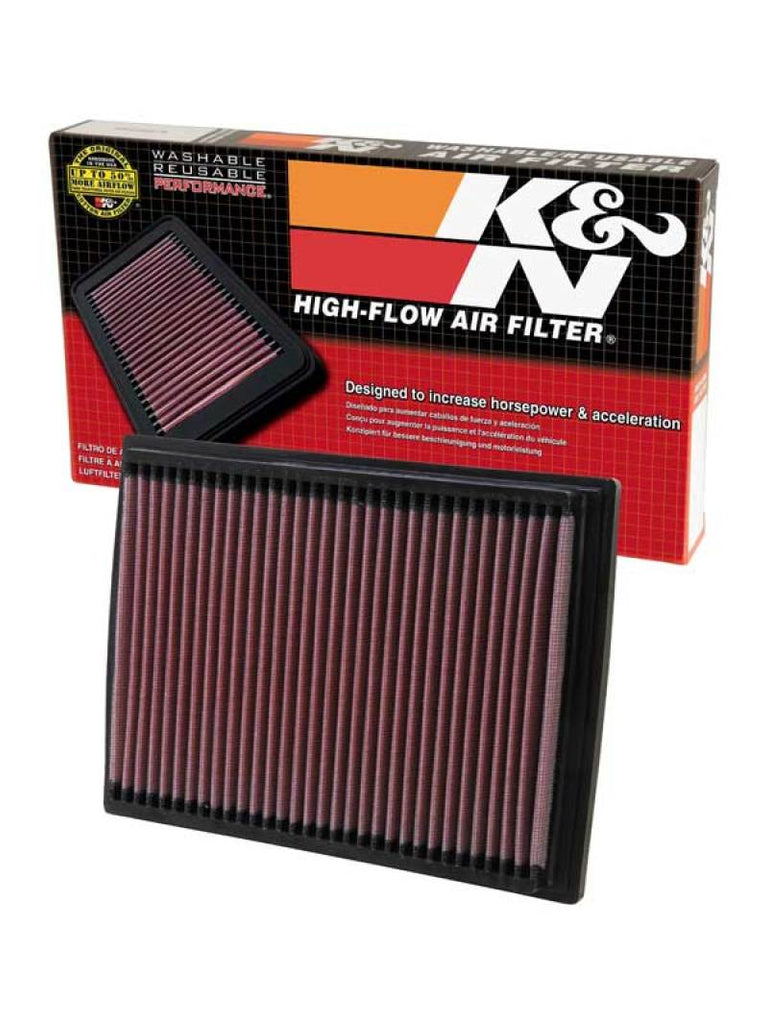 K&N 00-09 Hyundai Coupe/Elantra/Tiburon/Tuscon / 05-10 Kia Drop In Air Filter K&N Engineering