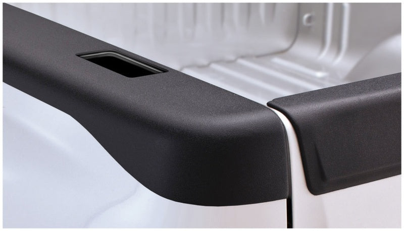 Bushwacker 07-14 Chevy Silverado 1500 Fleetside Bed Rail Caps 78.7in Bed - Black Bushwacker