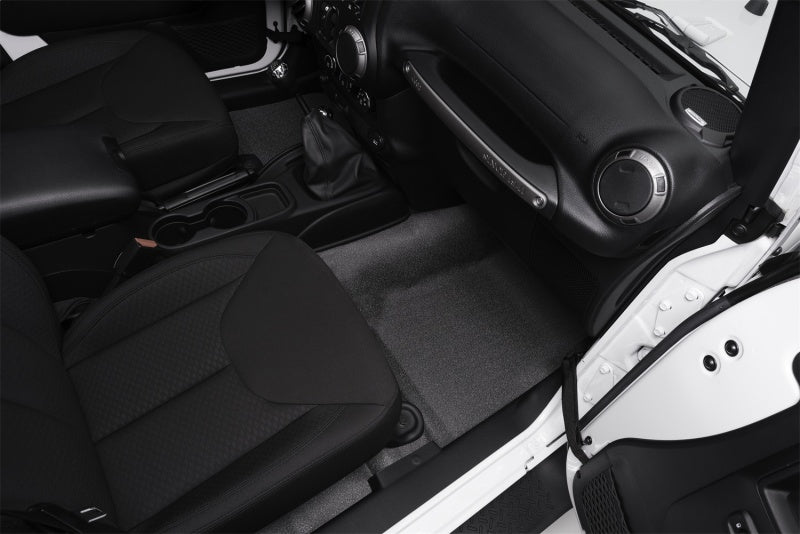 BedRug 07-16 Jeep JK Unlimited 4Dr Front 4pc BedTred Floor Kit (Incl Heat Shields) BedRug