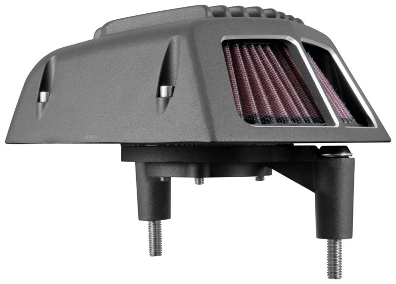 K&N Street Metal Intake System for 01-16 Harley Davidson Softail/Dyna - Shaker Black K&N Engineering