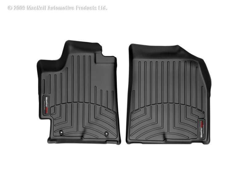 WeatherTech 08-13 Toyota Highlander Front FloorLiner - Black WeatherTech