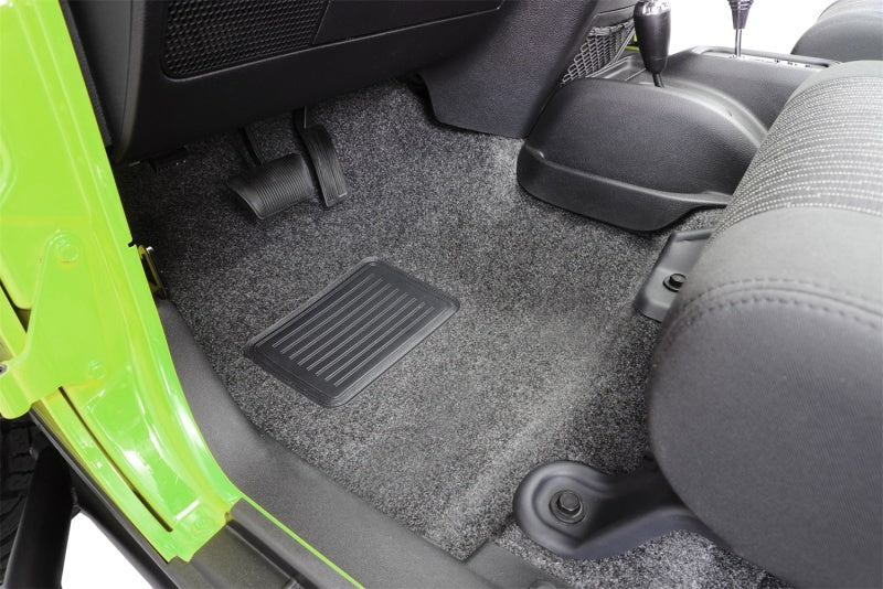 BedRug 07-16 Jeep JK Unlimited 4Dr Front 4pc Floor Kit (Incl Heat Shields) BedRug