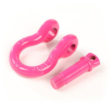 Load image into Gallery viewer, Rugged Ridge Pink 3/4in D-Ring Shackles Rugged Ridge